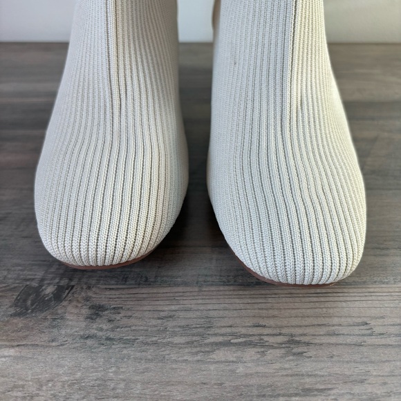 Joie x Revolve Neely Sock Boot Stacked Heel Luxury Ankle Boot - Picture 3 of 10